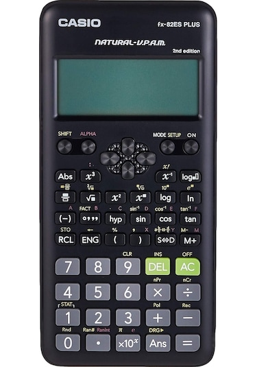 Casio FX-82ES Plus 2. Versiyon Bilimsel Fonksiyonlu Hesap Makinesi
