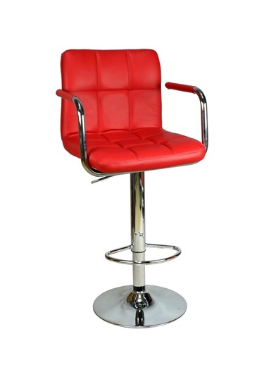 Bürocci Carla Bar Taburesi-Kırmızı-9503Q0116 Çok Renkli