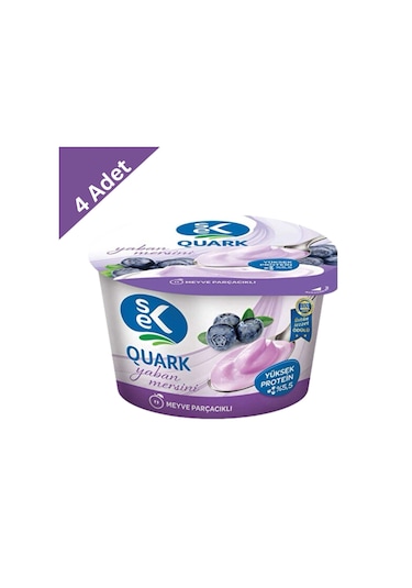 Sek Quark Yaban Mersini 140 G X4 Adet