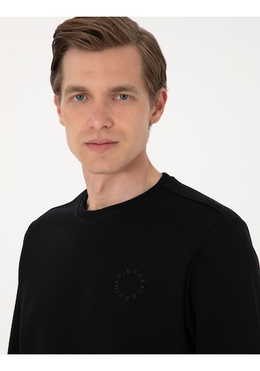 Pierre Cardin Erkek Siyah Sweatshirt 50314978-vr046 Siyah