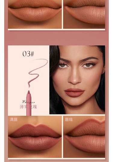 Mufunye Çok Amaçlı, Kolay Uygulanır, Suya Dayanıklı Ruj Kalemi Seti - Uzun Süren Mat Bitiriş