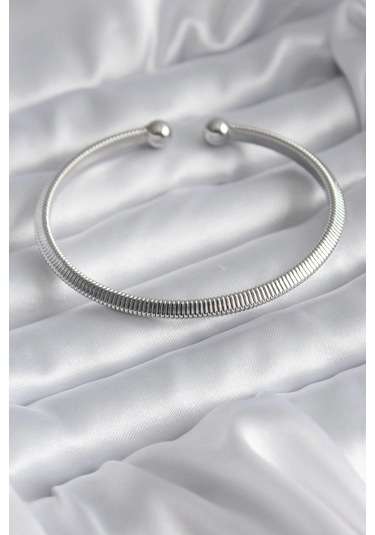 316l Çelik Gümüş Renk Kadın Bileklik