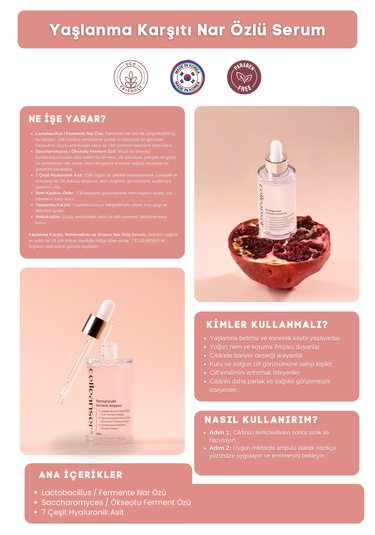 Yaşlanma Karşıtı, Çift Etkili Nemlendirici Ve Onarıcı Nar Özlü Se