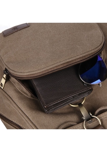 Maoyaya Kadın Tuval Öğrenci Laptop Çantası Mavi, Pratik Tasarım Mavi