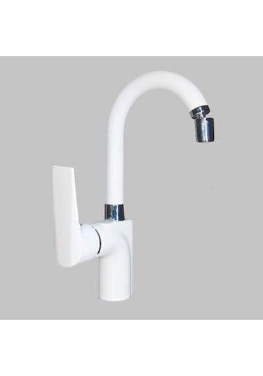 Acar A07 01 281 Safir Kuğu Lavabo Bataryası Beyaz