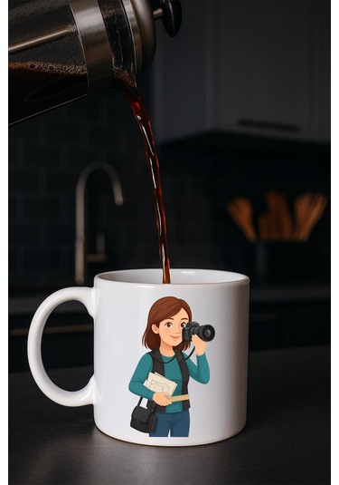 Meslek Baskili Kupa Kadin Fotoğrafçı