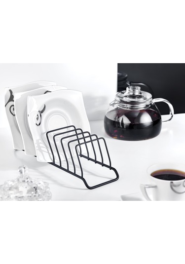 Okyanus Home Siyah 9 Bölmeli Tabaklık