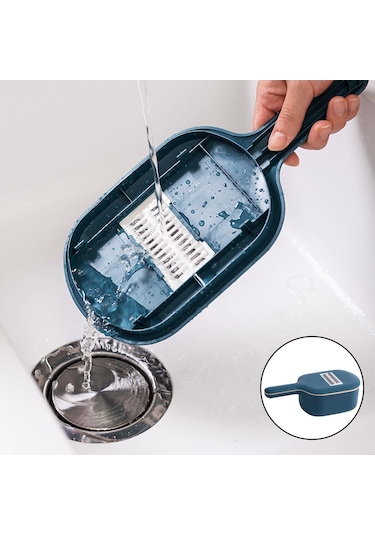 Suntek Tahliye Sepetli Çok Fonksiyonlu Sebze Kesici Mavi Mavi Diğer