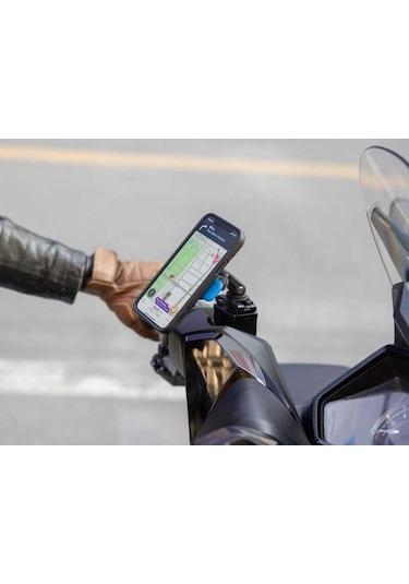 Quadlock Motosiklet Fren Rezervuarı Bağlantısı Siyah