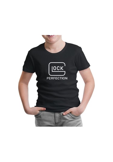Glock Perfection Siyah Çocuk Tshirt