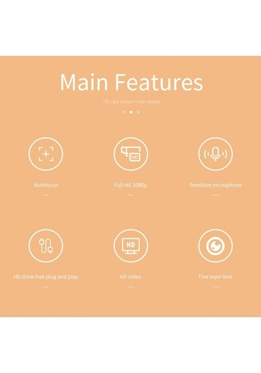 Suntek Pc İçin Mikrofonlu Otomatik Odaklamalı Hd Web Kamerası Tw