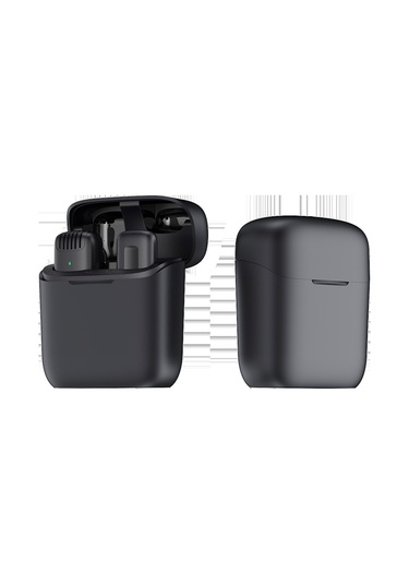 Ultra Uzun Pil Ömrüne Sahip Kablosuz Lavalier Mikrofon J11, Şarj Bölmesiyle Birlikte Mini Canlı Mikrofon, Akıllı Gürültü Azaltma Ve Netlik, J11 Type-c Arayüzü, Bir Çekim Ve Bir Şarj Bölmesi.