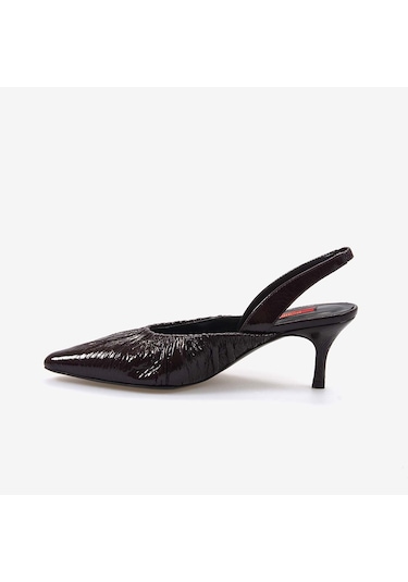 Rouge Kadın Terlik 330-11 Bordo Kır. Rugan