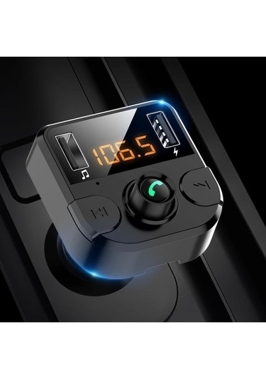 Ankatek Verici Telefon Standart Sones Siyah Serbest Müzik Mp3 Fm Eller Çalar Bt36b Bluetooth Araba Araba Au