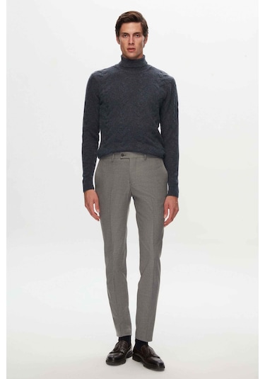 Twn Gri Gabardin Kumaş Pantolon 3ef03hc083451 Gri