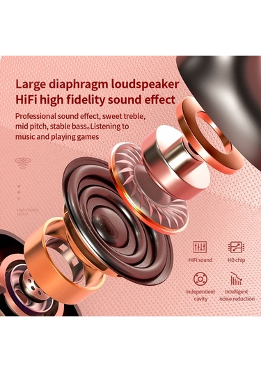 T2 Bluetooth 5.0 Tws Dokunmatik Dijital Ekran Şarj Kutusu İle Gerçek Kablosuz Bluetooth Kulaklık Beyaz