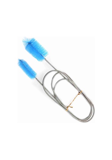 Ruicoo Stahlfeder Aquarium Boru Temizleme Fırçası - Çift Uçlu, 9-35mm Çapı, Su Pompa/filtre Temizliği Mavi