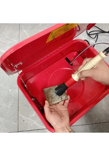 Fochsia 8pcs Parça Temizleme Fırçası 78 74 Cm Hortumlu 2 Paslanmaz Kelepçeli Oto Parça Detay Temizleme Fırçası