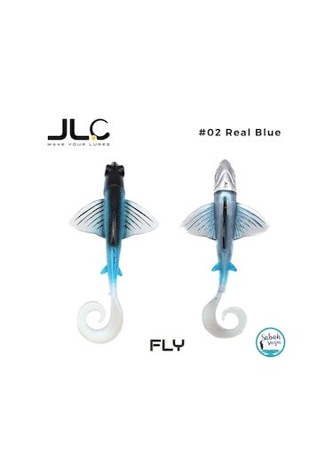 Jlc Fly 170 Set 17cm 180gr 02 Real Blue Silikon Balık