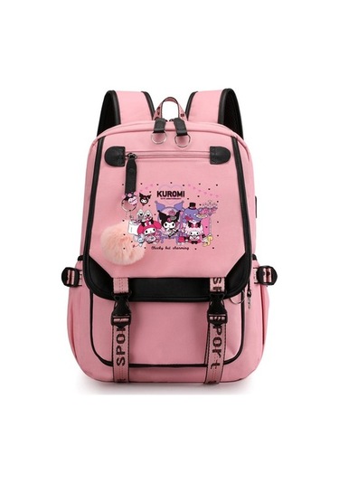 Kulomi Okul Çantası Ortaokul Kadın Kore Versiyonu Büyük Kapasiteli Rahat Hafif Sırt Çantası Ilkokul Öğrencileri Üçüncü Ila Altıncı Sınıf Sırt Çantası 9c0wcı Açık Pembe