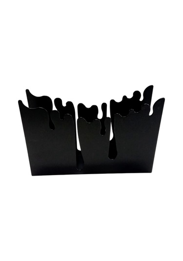 Glare Peçetelik Damla Mat Siyah Siyah