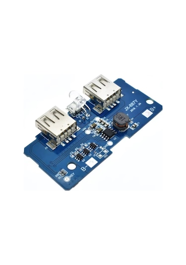 Powerbank Şarj Devresi, 5v 2a Charger Modül, Lityum Batarya, Mikro Usb İki Port,