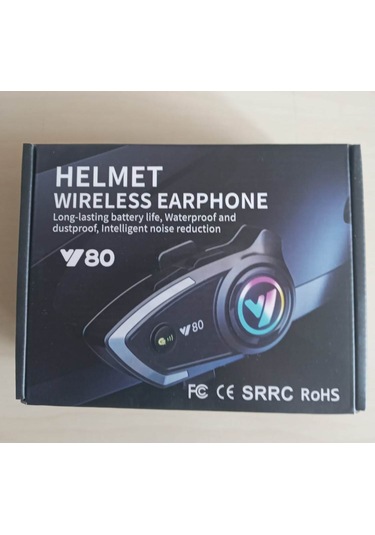 Y80 Kablosuz Bluetooth Motosiklet Kask Kulaklık Intercom Kaliteli