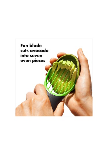 Youtek 3'lü Avokado Dilimleyici: Kesme, Çekirdek Kaldırma Ve Scoop İşleviyle Pratik Mutfak Aleti Gösterildiği Gibi