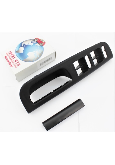 VW Golf 4 Bora Kapı Kolu Cam Düğme Çerçeve Kapak Seti - 4 Kapılı