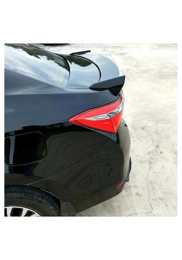 Toyota Corolla Trd Uyumlu Bagaj Üstü Spoiler Parlak Siyah Spoyler