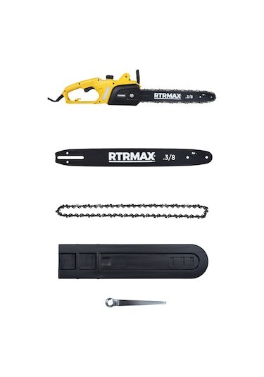 Rtrmax RTM9030SET Elektrikli Ağaç Kesme Motoru Eldiven + Testere Zinciri + Makaralı Uzatma Kablosu 4'lü Set
