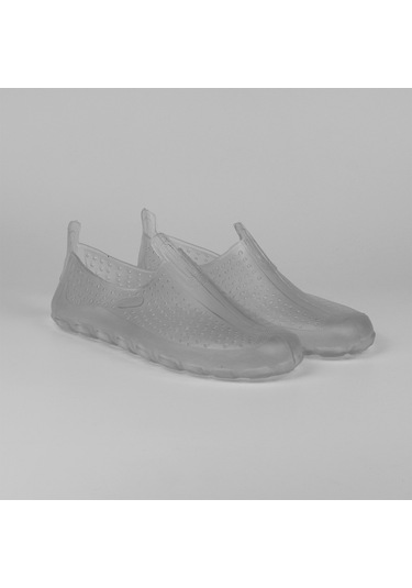 Unisex Şeffaf Kaydırmaz Tabanlı Ergonomik Tasarımlı Dayanıklı Plaj, Havuz, Deniz Ayakkabısı Beyaz