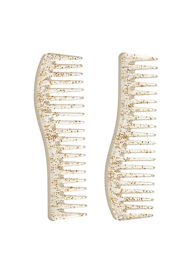 Hangfox Plastik Geniş Dişli Saç Tarzı Saçak, Ev Ve Salonu İçin Antistatik Saç Tarama Aleti