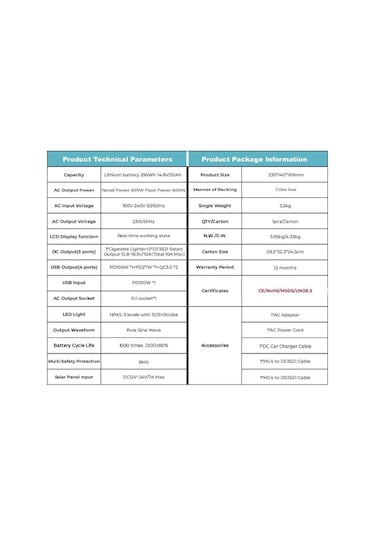 Orbus Power Station 300W Taşınabilir Güç Kaynağı