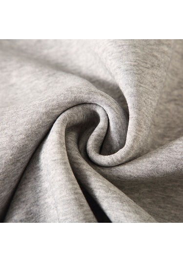 Gençler İçin Sonbahar Ve Kışlık Rahat Sweatshirt, Düz Renk Erkek Kapüşonlu Sweatshirt Koyu Beyaz