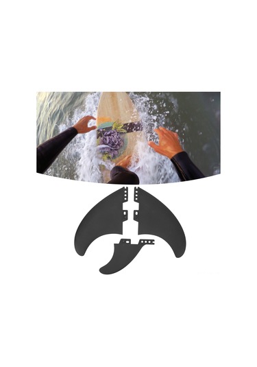 Ximistore9 Sup Ve Sörf Tahtası İçin 3'lü Pvc Kanat Seti - Sağ Orta Sol Konfigürasyon, Dayanıklı Ve Stabil Sürüş