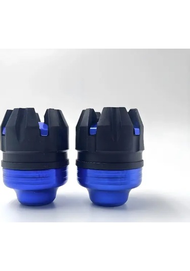 Cloudstore 2 Parça Gümüş Alüminyum Motosiklet Fork Çerçeve Korumaları - Sokak Motosikletleri, Moped Ve Skuterler İçin - Şok Emici Düşmeye Karşı Tekerlek Koruyucu