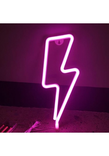 Soulader Usb Çalışır Neon Işık Tabela Dekoratif Aydınlatma Lambası Pembe