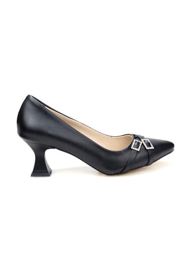 Papuçcity Blnr 03167 6 Cm Topuklu Kadın Stiletto Ayakkabı siyah