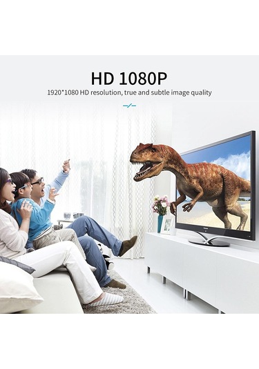 Essager Hdmı Uyumlu Vga Adaptör Kablosu 1080 P 3.5 Mm Jack Dönüştürücü Video Aux Ses Hdmı Uyumlu Vga Splitter Dizüstü Bilgisayar İçin