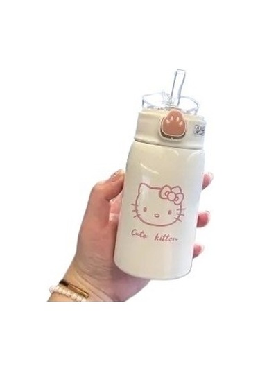 Sevimli Ins Kedi Pençesi Saman Termos Su Bardağı 0zl4f2 Açık Pembe