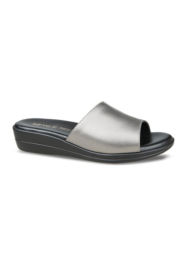 Ceyo Kadın Terlik 9863-40 Platin