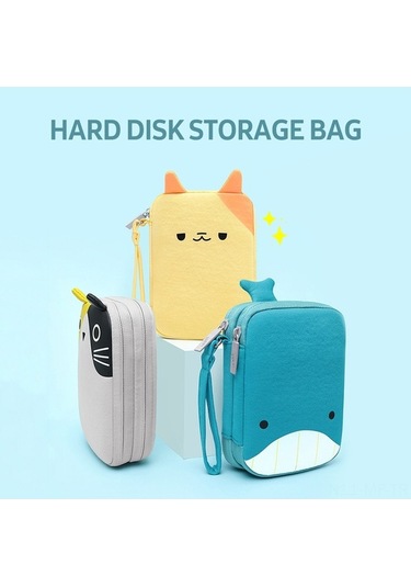 Didadodo Bubm 2.5 Hdd Çantası - Gri Tek Katmanlı Güvenli Taşıma Gri