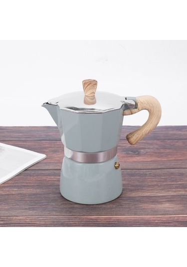 Metabagua 2x Coffee Maker Pot Aluminum Moka Espresso Percolator Pot Coffee Kettle Cafetera Espresso Percolator Stovetop Pwxja6 Yeşil