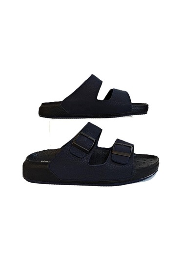 Pierre Cardin 7408 Lacivert Çift Tokalı Yumuşak Taban Erkek Terlik Lacivert