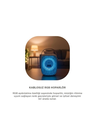 Torima GTS-1679 Rgb Kablosuz Bluetooth Hoparlör