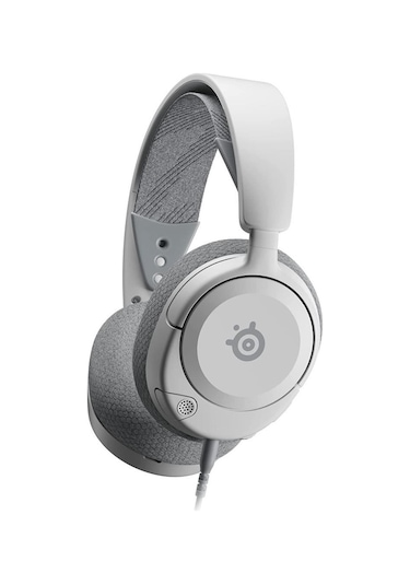Steelseries Arctis Nova 1p Beyaz Kablolu Mikrofonlu Kulak Üstü Oyuncu Kulaklığı