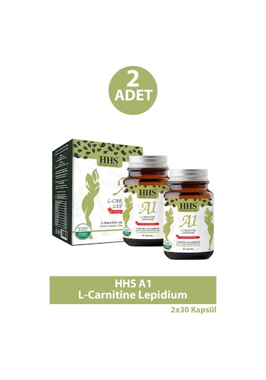 Hhs A1 L-carnitine Lepidium 30 Kapsül 2 Adet