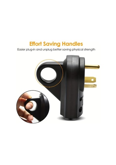 Xuweiwei Ed-304p Heavy-duty Rv Erkek Fiş Nema Tt-30p 125v Abs Malzeme Basınç Dayanıklı Kol Trailer Karavan