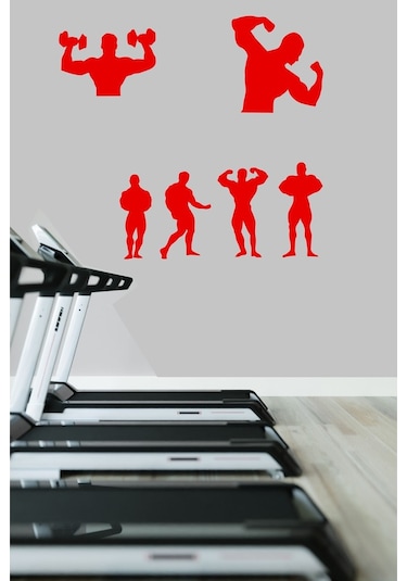 Spor Salonu Dekoratif Duvar Sticker. (30 Cm 1 Adet)
